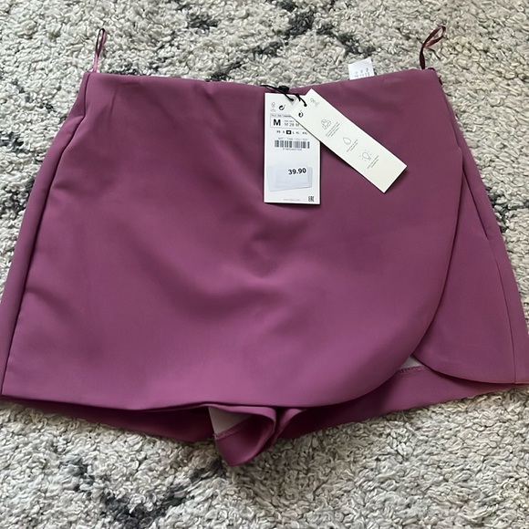 Zara Mauve Skirt - Size M - Picture 2 of 9
